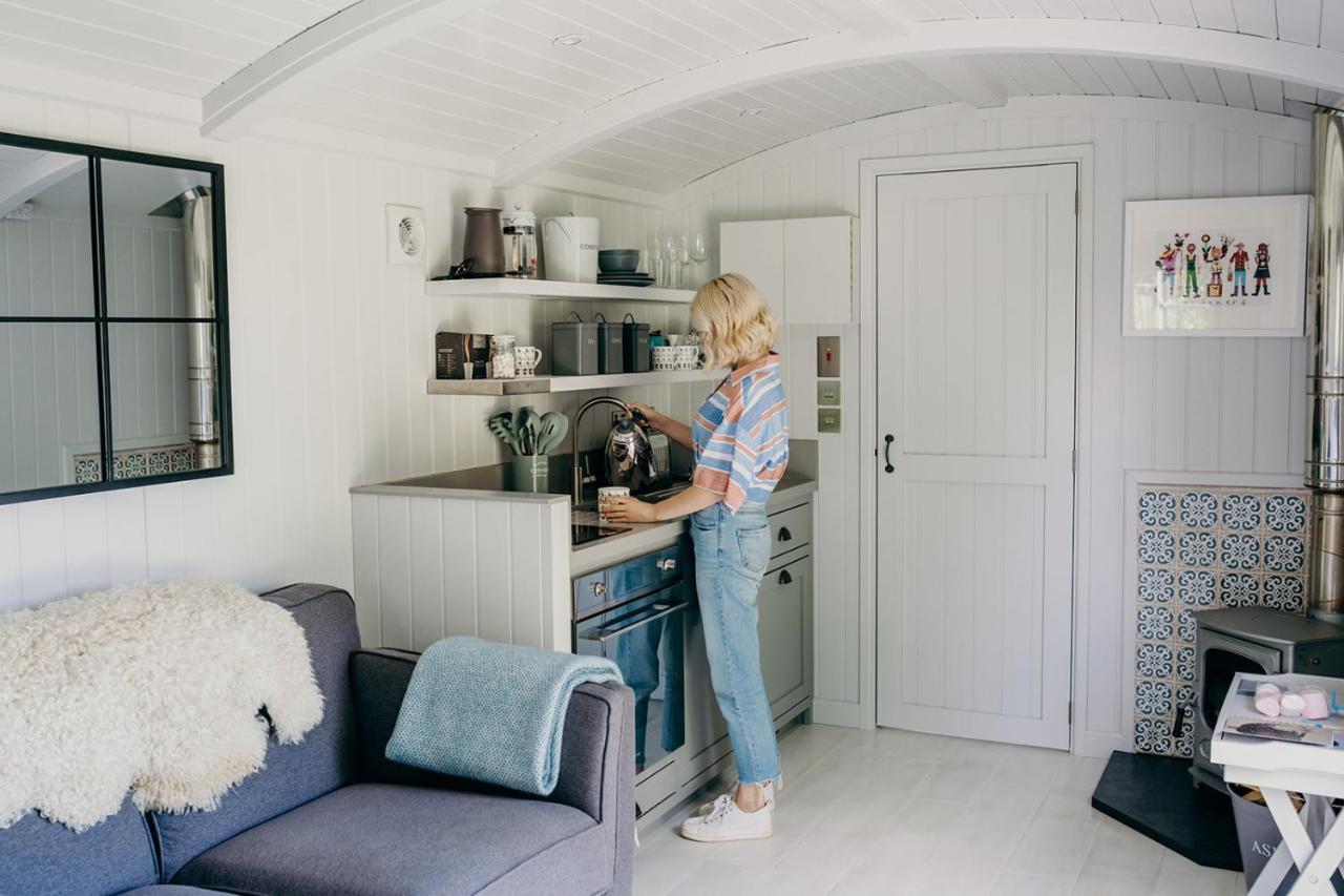 Blatchford Briar - Award Winning Private Shephards Huts With Their Own Secluded Hot Tubs Milton Abbot Exteriör bild